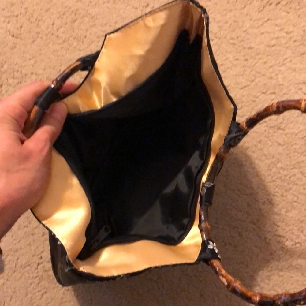 NWOT black and silver purse - Picture 3 of 4
